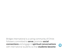 Tablet Screenshot of bridgesinternational.com